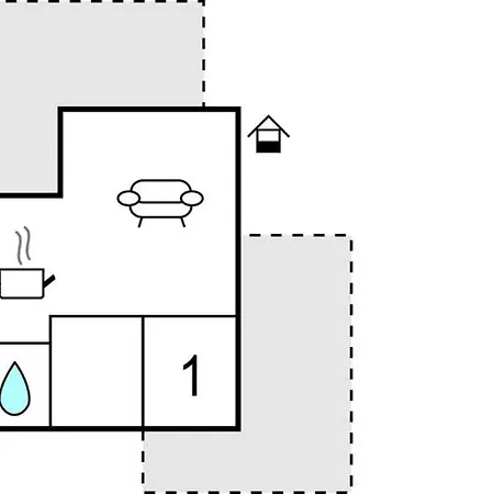 Three-bedroom In Feriehus *